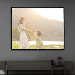 [XBH3KNJL]이동형 빔프로젝터 스크린 203x152cm 홈시어터