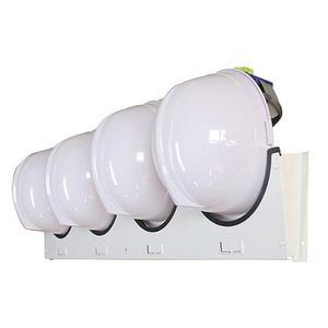 [XBH42836]스틸 안전모 거치대 안전모 걸이대 보관함 4구