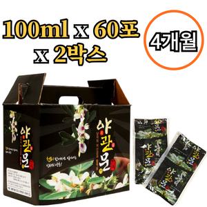 엄마애손 야관문 100% 진액 즙 100ml 60포 2박스 4개월 남성 자신감 국내산 비수리 엑기스 음료 추출액