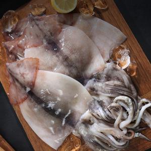 어부백서 원양산 선동 손질오징어 1kg (1팩 4~5미)