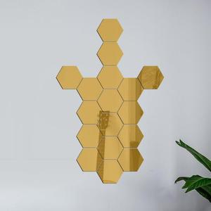 [RG4N608T]아크릴거울16pcs 부착형 붙이는 디자인