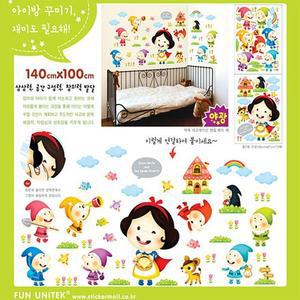 [RG989870]조인컴퍼니 야광 창꾸미기 스티커 5종택1 데코