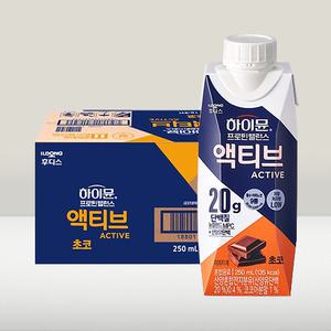 [일동후디스] 하이뮨 프로틴 밸런스 액티브 초코(250ml) 18개