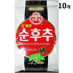 [XBJ70K33_47]순후추가루 오뚜기 1K X10 후추분 식자재