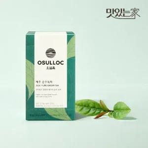 오설록 제주 순수녹차 20입 티백