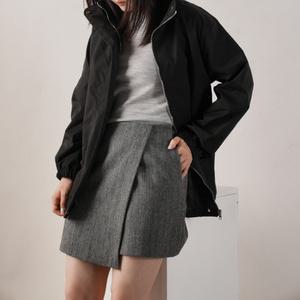 여성트렌치코트 후드 하프 코트 여성반코트 바바리 가을자켓 간절기 아우터