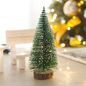 [플라워트리]크리스마스트리 미니트리 그린솔트리 15cm 소형 테이블 탁상용 장식 데코 소품 용품 꾸미기