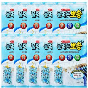 올덴 물먹는뽀송 옷걸이형 습기제거제 일반형 200g 10개