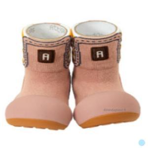 아띠빠스 아기 첫 걸음마 보행기 신발 부츠 핑크 L
