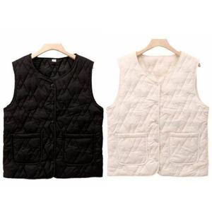 [셀러허브][오노마] ONM 초경량 슬림 패딩조끼 여성 패션 보온 방한 조끼 (19310533)