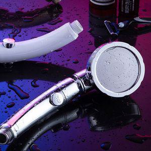 360도 온오프 절수 3단 수압상승 샤워 헤드 욕실 고압 기