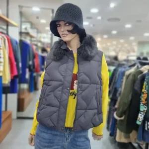 베네통/애플아울렛/폭스퍼 탈부착 구스 패딩 베스트/ BAPDF6361