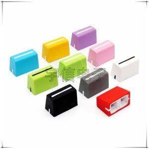 고무 컬러 페이더 캡 전위차계 디스크 플레이어 푸시 로드 사운드 카드 믹서 단추 22  12 14mm 사각 구멍 1