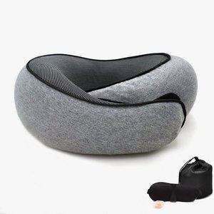[러빙랩]여행용 목베개 기내용 유럽여행 목쿠션 세트 메모리폼 휴대용