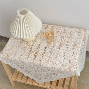 레이스 식탁보 3P 소형 중형 대형 협탁 티테이블 덮개