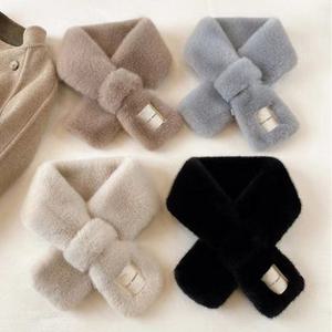 쁘띠 밍크 목도리 퍼 머플러 겨울 털 모피 인조퍼