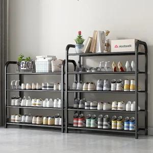 땡스리빙 심플 메쉬 철제 선반 수납장 문 신발장 신발 정리대 현관 수납장 좁은현관 원룸