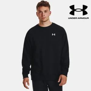 [롯데백화점]언더아머 남여공용 부드러운 로고 기모 맨투맨 UA 라이벌 플리스 크루 1382295-001