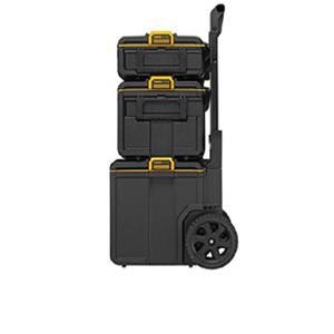 디월트 안깨지는 방수 공구함 터프시스템2.0 이동식 바퀴 공구박스 3단 세트