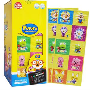 뽀롱뽀롱뽀로로 비타민C 250정 유아 어린이 츄어블 사탕