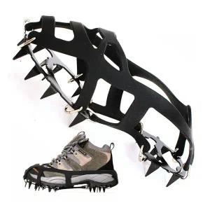 [하프클럽/]전천후 18핀 짚신형 아이젠 블랙 265-285MM L사이즈