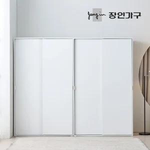 코라 2400 슬라이딩 옷장 세트 1200 (행거형,2개)