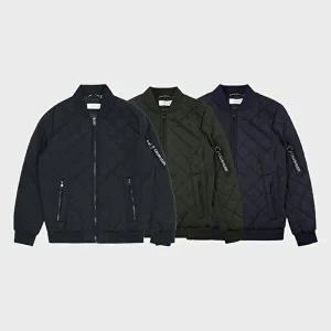 [캘빈클라인]캘빈클라인 남성 퀼팅 베이스볼 봄버 자켓