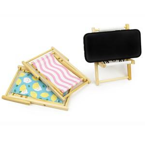 어썸만물상 미니 해변의자 거치대 인형소품 가구미니어처 의자미니어쳐