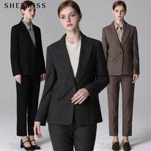 [쉬즈미스] 울 원버튼 수트 재킷