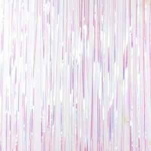 파티은박커튼 테마파티 펄화이트 크리스마스 파티커튼