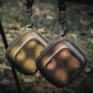 AWADA 캠핑 아웃도어 계란 달걀 보관함 케이스 휴대용 에그 4구 트레이