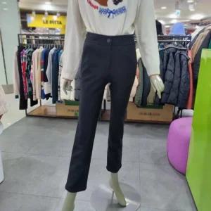 베네통/애플아울렛/허리 밴딩 기모 슬림 팬츠/BAPT67361