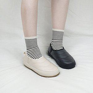 [디아]망피 겨울 패딩 털안감 키높이 쿠션 방한 슬립온 4cm