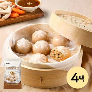 [허닭] 속보이는 닭가슴살 갈비맛 만두 4팩