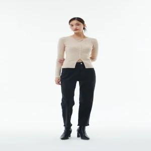 [LAP] AP4DPA63 기모 스판 일자 보이핏 데님 팬츠