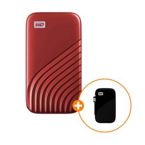 웨스턴디지털 WD My Passport SSD Red 외장 메모리 1TB 대용량 휴대용 ENL