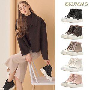 [기타][브루마스] 소가죽 몰리 퍼 앵클 부츠