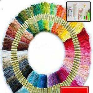 십자수패키지 100색 DIY 세트 재료 프랑스자수 공예 유럽 스타일 실십자수