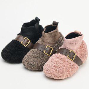 푸들 삭스 긴목 기모 여아 남아 키즈 아동 털로퍼