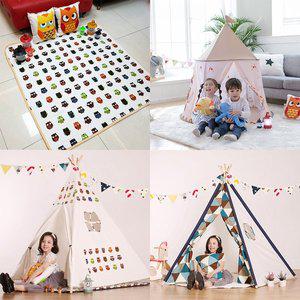 [파파스토이][SSG특가]파파스토이 인디언텐트 원형/4각/5각 어린이 티피 놀이텐트