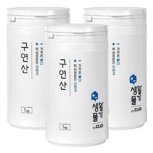 (로)[크리오] 생활물가 구연산 1kg x3개