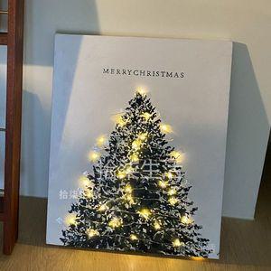 명화그리기 피포페인팅 크리스마스 빛나는 트리 색칠하기 유화 그림 세트