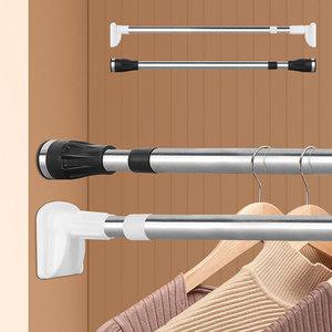 25mm 압축봉 120 탈의실커튼 긴커튼봉 무타공 압착봉