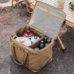 대형캠핑 커트러리 폴딩 가방 부탄가스 이소가스 연료 수납식기 캠핑백박스vwx558