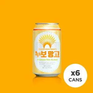 [L](6캔) 프리미엄 논알콜 제주누보망고 355mL