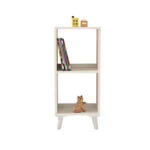 거실 낮은책장 미니 인테리어 책장수납함 2단 2칸 400 서재인테리어