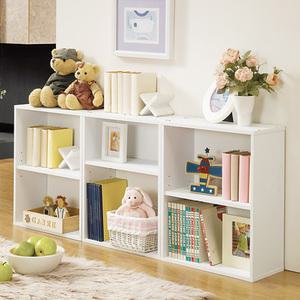 높이조절 2단책장 거실서재화 낮은 조립식책꽂이 3P 수납책장