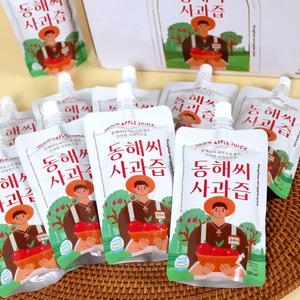 [동해시특산품]  동해씨 사과즙 120m x 30포 (선물용박스)