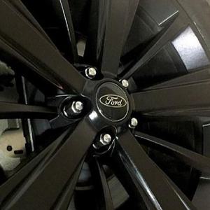포드 블랙 허브 휠캡 스티커 악세사리 튜닝용품