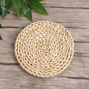 [기타]플레이팅 ZDSKZKTC 라탄식 컵받침 15cm 원형 티코스터